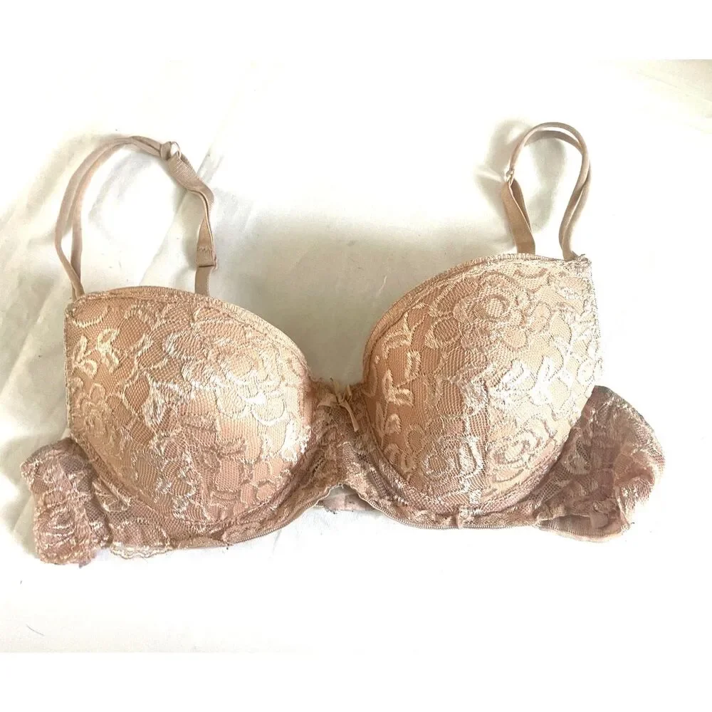 Lot 4 Push Up Bras Lace Smiley Face Victoria's Secret & Marilyn Monroe Size 36B - Picture 8 of 14